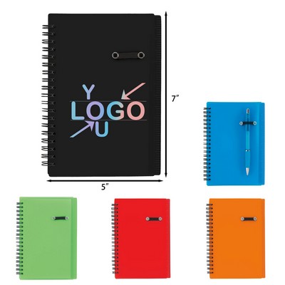 5" x 7" Journal with Pen Holder