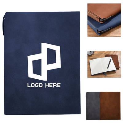 A5 Business Soft Imitation Leather Cover Notebook