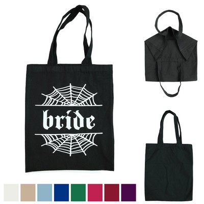 Black Cotton Tote Bag