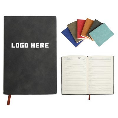 A5 Thick Faux Leather Notebook